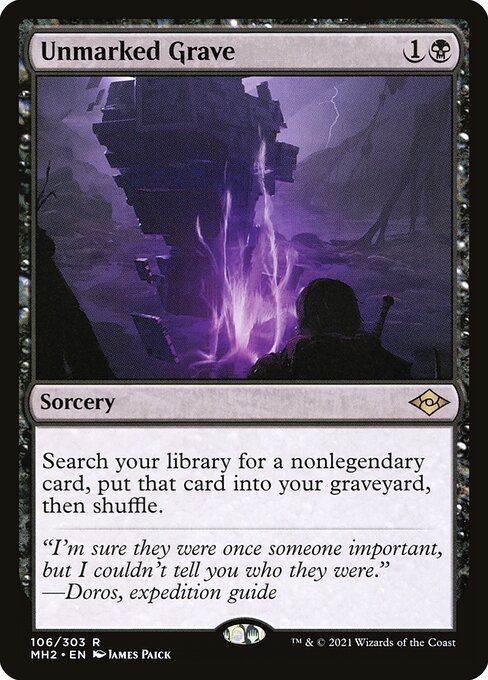 Modern Horizons 2 - 106 - Unmarked Grave - Rare