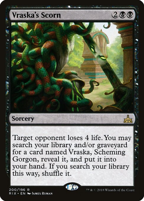 Rivals of Ixalan - 200 - Vraska's Scorn - Rare