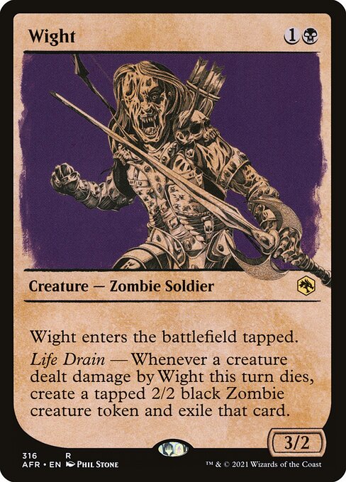 Adventures in the Forgotten Realms - 316 - Wight - Rare