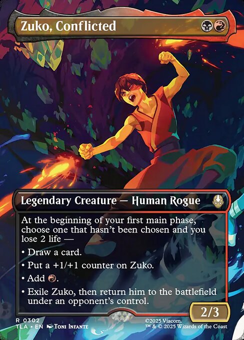 Avatar: The Last Airbender - 302 - Zuko, Conflicted - Rare