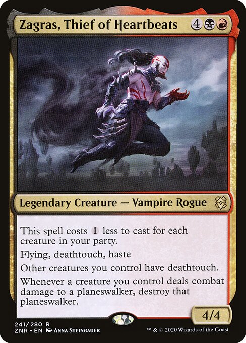 Zendikar Rising - 241 - Zagras, Thief of Heartbeats - Rare