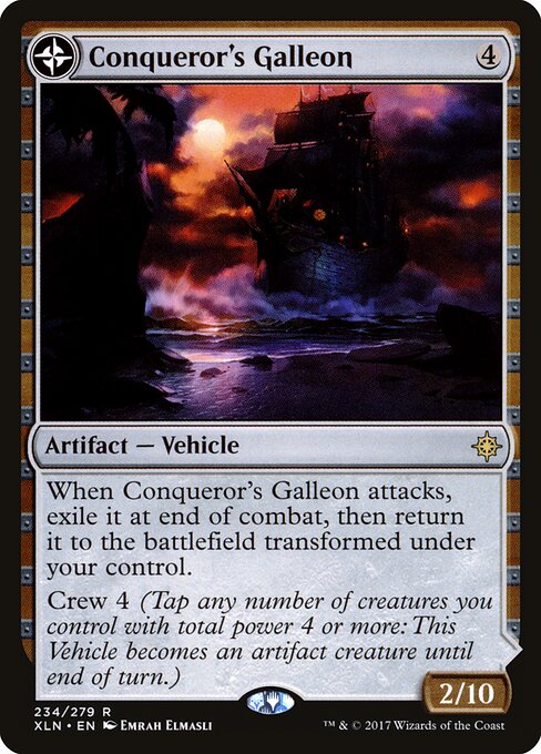 Ixalan - 234 - Conqueror's Galleon // Conqueror's Foothold - Rare