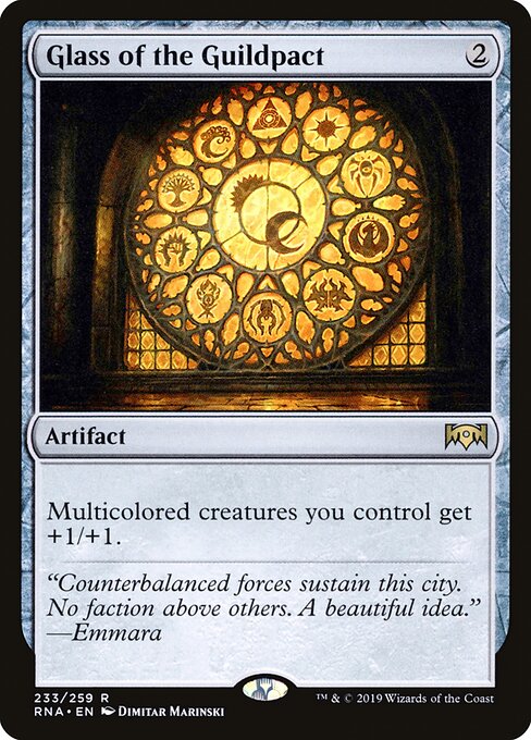 Ravnica Allegiance - 233 - Glass of the Guildpact - Rare