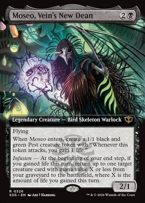 Secrets of Strixhaven - 326 - Moseo, Vein's New Dean - Rare