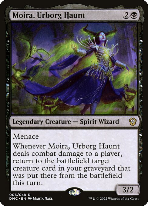 Dominaria United Commander - 6 - Moira, Urborg Haunt - Rare