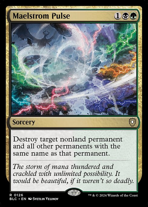 Bloomburrow Commander - 126 - Maelstrom Pulse - Rare