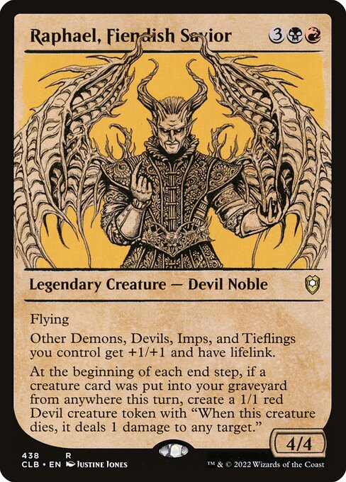 Commander Legends: Battle for Baldur's Gate - 438 - Raphael, Fiendish Savior - Rare