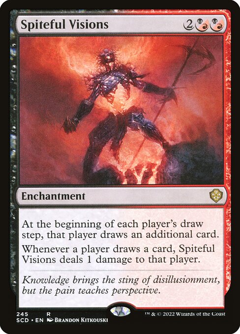 Starter Commander Decks - 245 - Spiteful Visions - Rare
