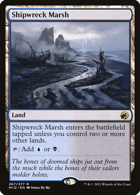 Innistrad: Midnight Hunt - 267 - Shipwreck Marsh - Rare