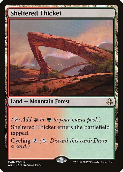 Amonkhet - 248 - Sheltered Thicket - Rare