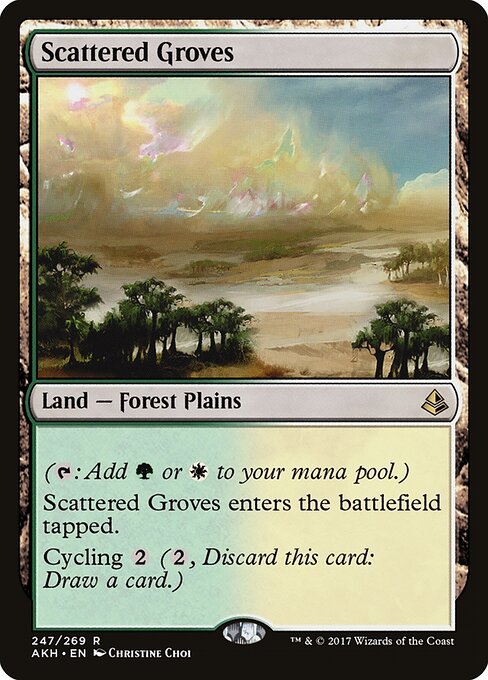 Amonkhet - 247 - Scattered Groves - Rare