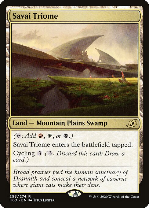 Ikoria: Lair of Behemoths - 253 - Savai Triome - Rare