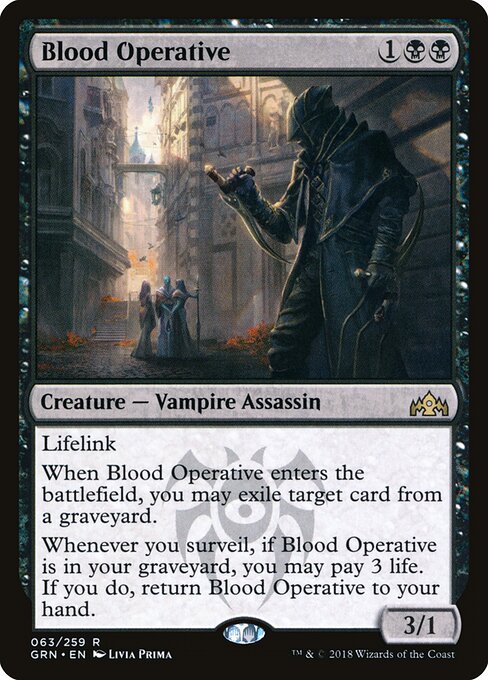 Guilds of Ravnica - 63 - Blood Operative - Rare