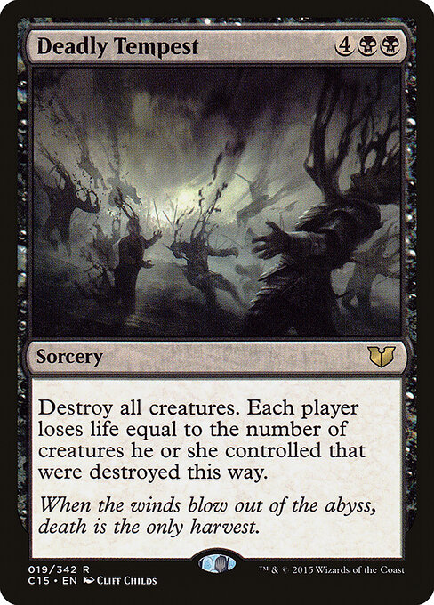 Commander 2015 - 19 - Deadly Tempest - Rare