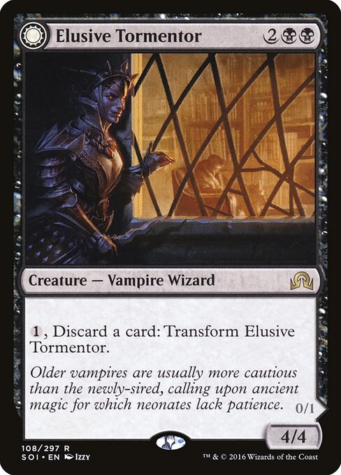 Shadows over Innistrad - 108 - Elusive Tormentor // Insidious Mist - Rare