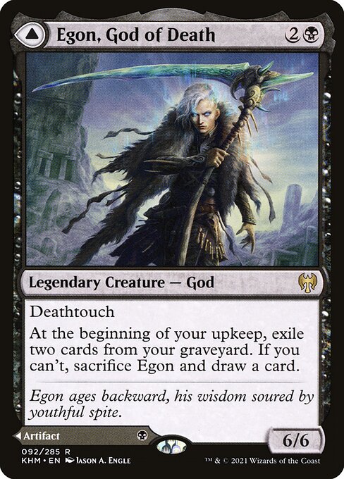 Kaldheim - 92 - Egon, God of Death // Throne of Death - Rare