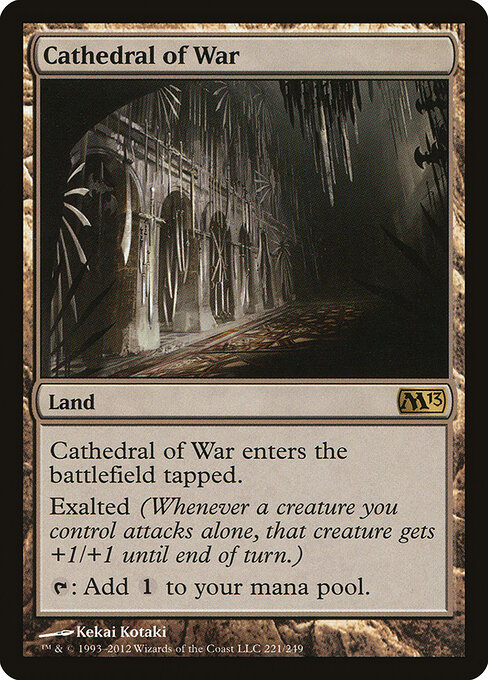 Magic 2013 - 221 - Cathedral of War - Rare