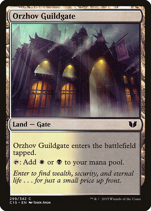 Commander 2015 - 299 - Orzhov Guildgate - Common