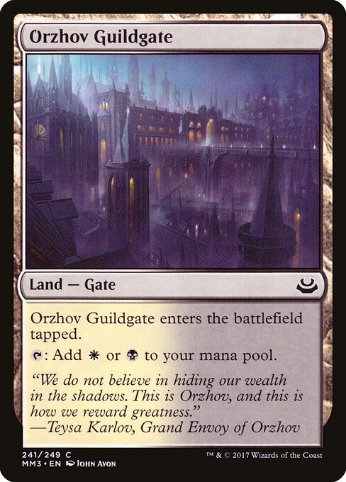 Modern Masters 2017 - 241 - Orzhov Guildgate - Common
