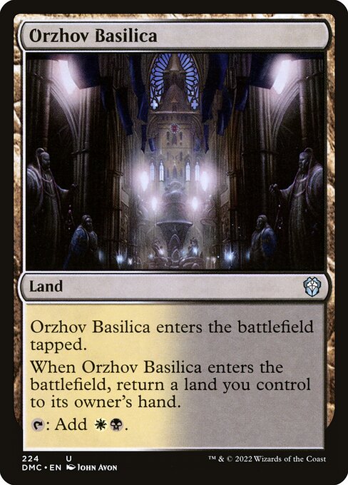 Dominaria United Commander - 224 - Orzhov Basilica - Uncommon