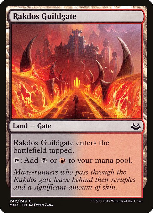 Modern Masters 2017 - 242 - Rakdos Guildgate - Common