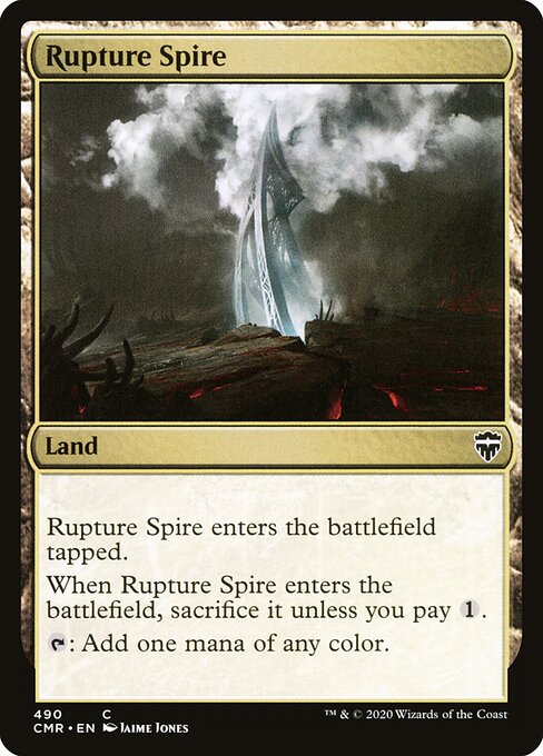 Commander Legends - 490 - Rupture Spire - Common