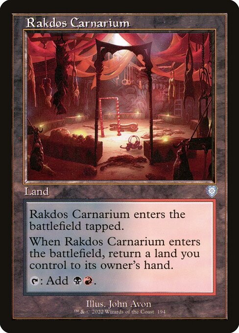 The Brothers' War Commander - 194 - Rakdos Carnarium - Uncommon