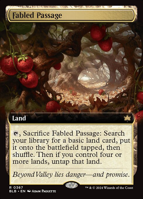 Bloomburrow - 367 - Fabled Passage - Rare
