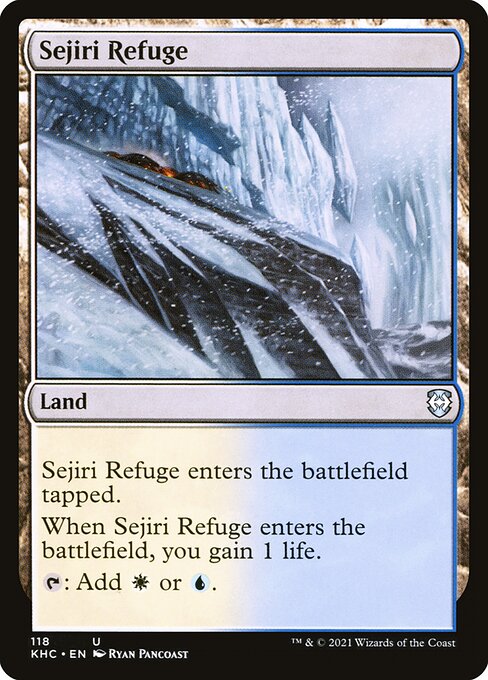 Kaldheim Commander - 118 - Sejiri Refuge - Uncommon