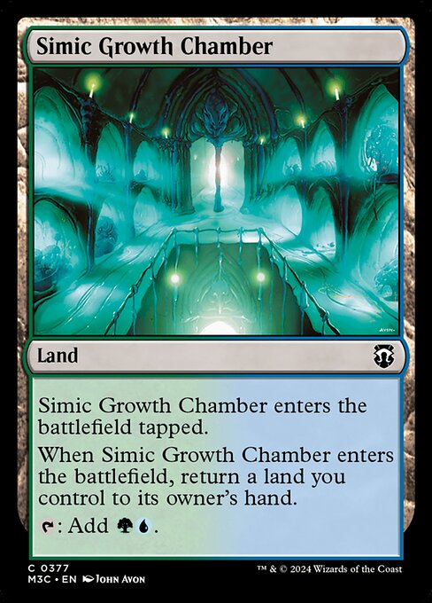 Modern Horizons 3 Commander - 377 - Simic Growth Chamber - Common