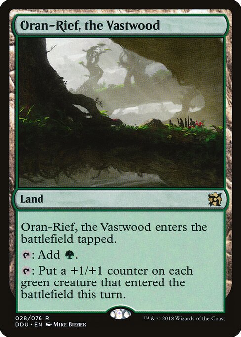 Duel Decks: Elves vs. Inventors - 28 - Oran-Rief, the Vastwood - Rare