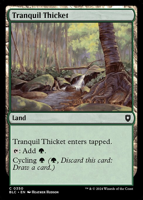 Bloomburrow Commander - 350 - Tranquil Thicket - Common