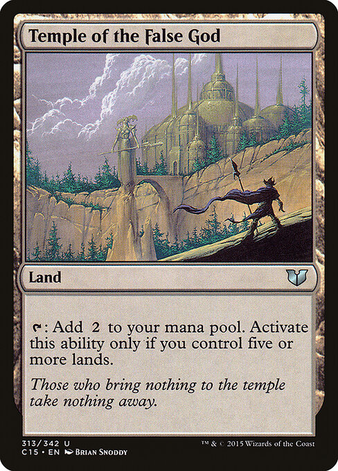 Commander 2015 - 313 - Temple of the False God - Uncommon