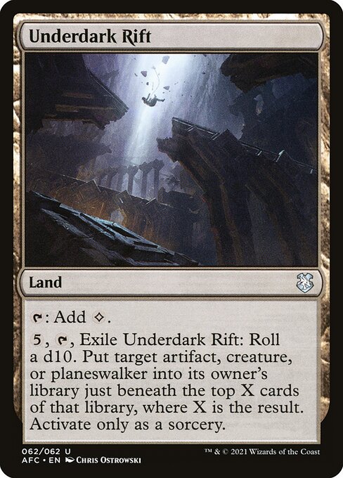 Forgotten Realms Commander - 62 - Underdark Rift - Uncommon