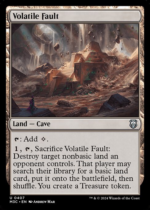 Modern Horizons 3 Commander - 407 - Volatile Fault - Uncommon