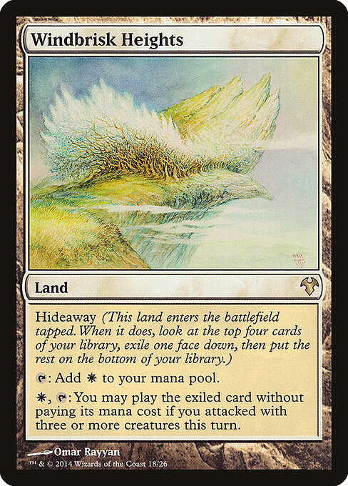 Modern Event Deck 2014 - 18 - Windbrisk Heights - Rare