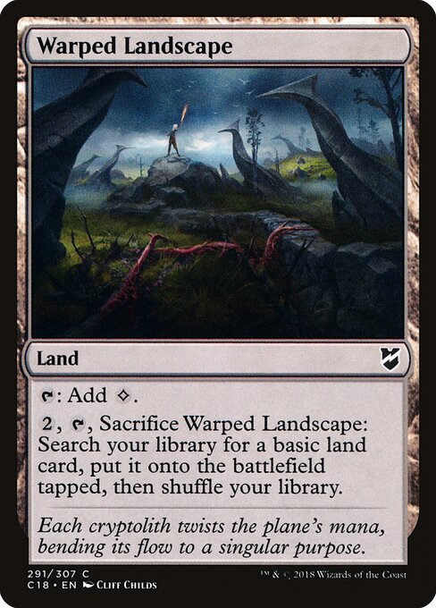 Commander 2018 - 291 - Warped Landscape - Common