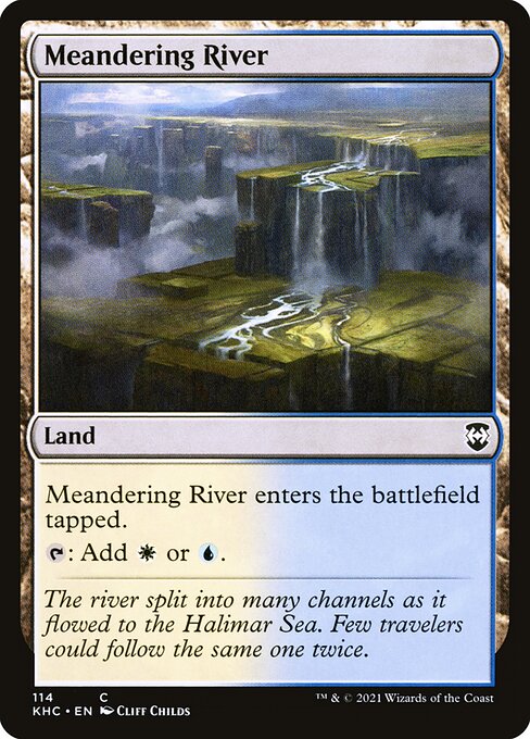 Kaldheim Commander - 114 - Meandering River - Common