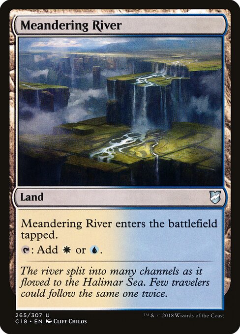 Commander 2018 - 265 - Meandering River - Uncommon