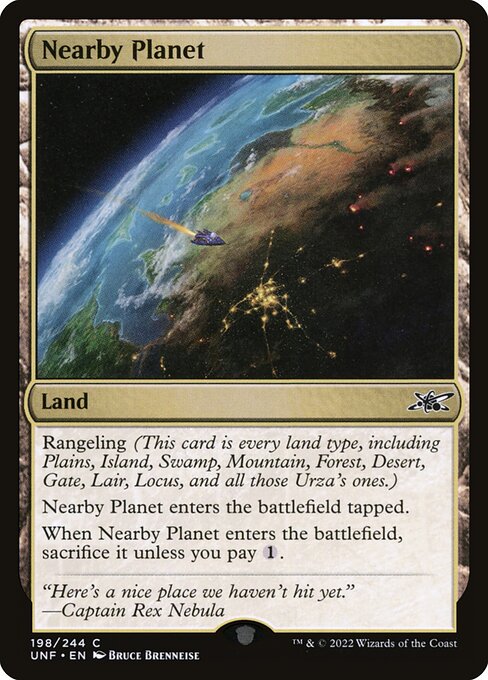 Unfinity - 198 - Nearby Planet - Common