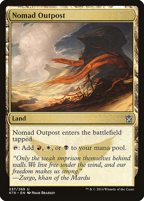 Khans of Tarkir - 237 - Nomad Outpost - Uncommon