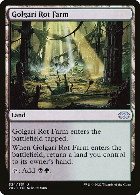 Double Masters 2022 - 324 - Golgari Rot Farm - Uncommon
