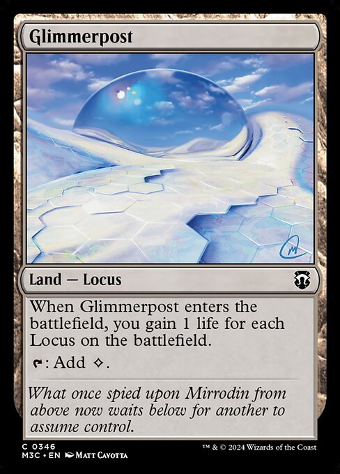 Modern Horizons 3 Commander - 346 - Glimmerpost - Common