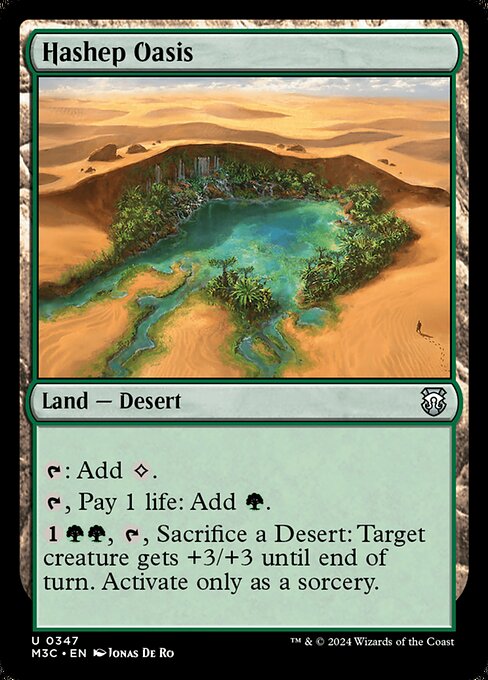 Modern Horizons 3 Commander - 347 - Hashep Oasis - Uncommon