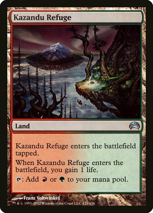 Planechase 2012 - 121 - Kazandu Refuge - Uncommon