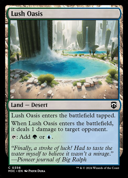 Modern Horizons 3 Commander - 356 - Lush Oasis - Common