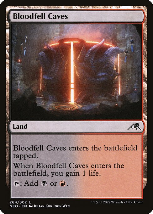 Kamigawa: Neon Dynasty - 264 - Bloodfell Caves - Common