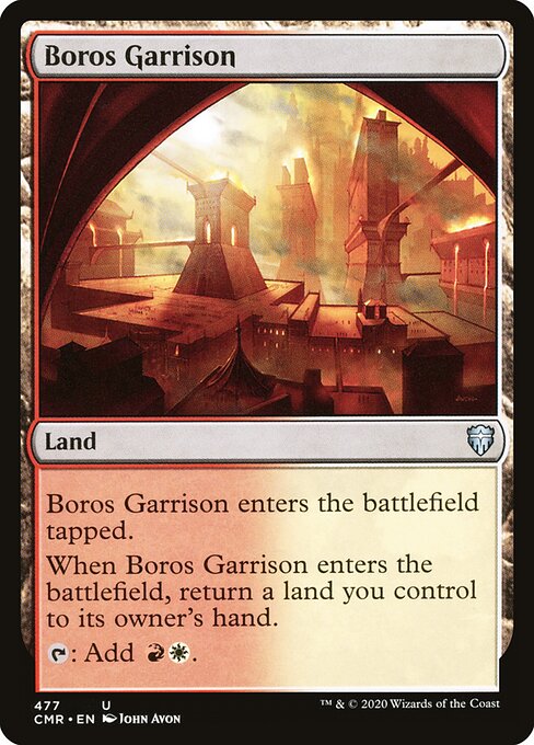 Commander Legends - 477 - Boros Garrison - Uncommon