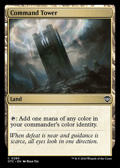 Outlaws of Thunder Junction Commander - 280 - Command Tower - Common