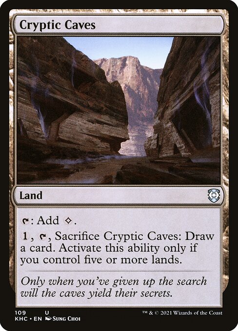 Kaldheim Commander - 109 - Cryptic Caves - Uncommon